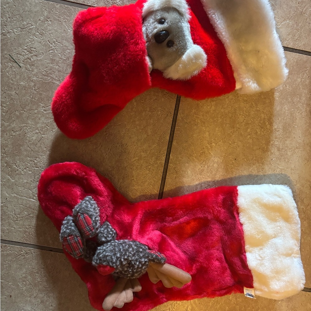 Vintage Christmas stockings